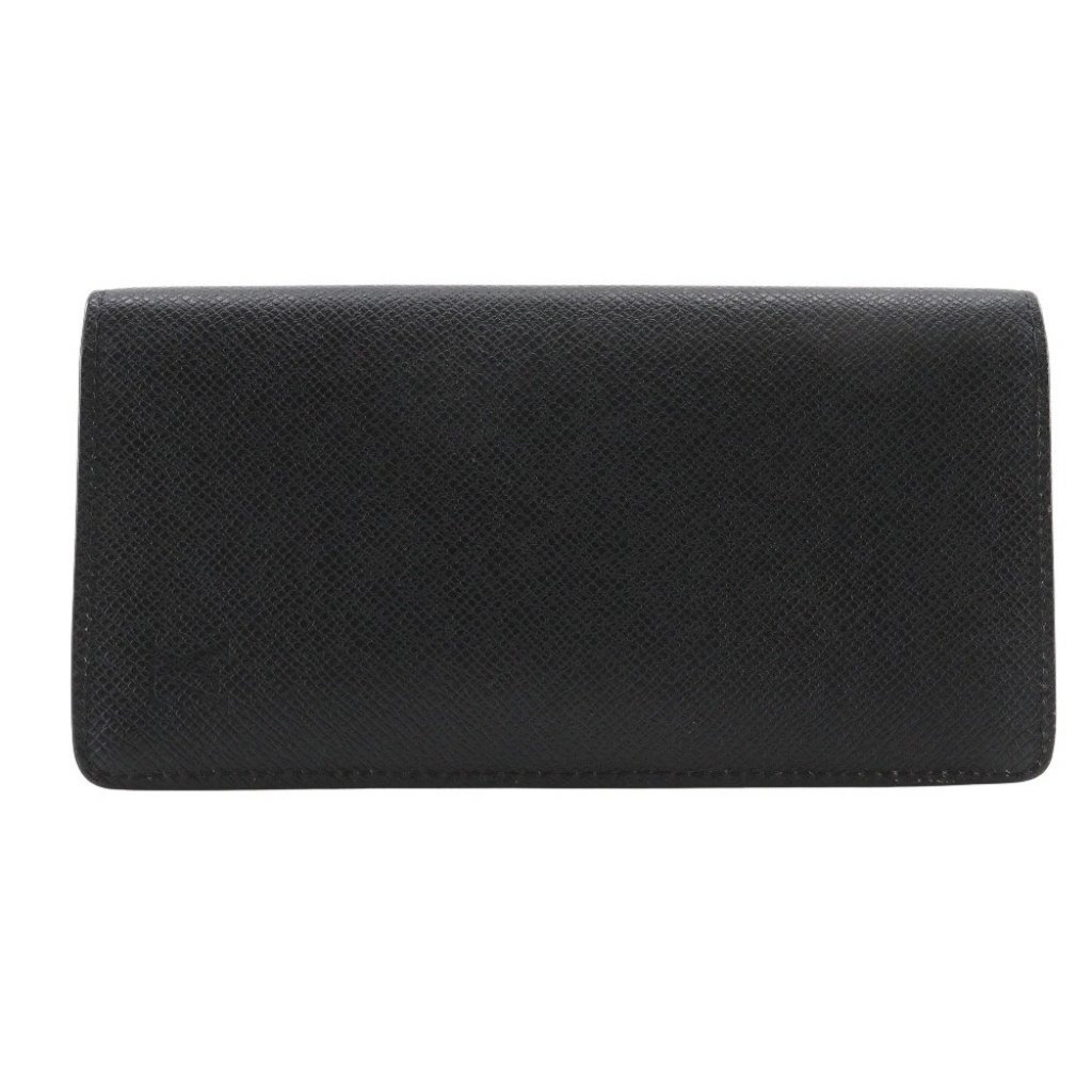 Louis Vuitton Portefeiulle Braza Purse M30501 Noir Black Taiga Mens